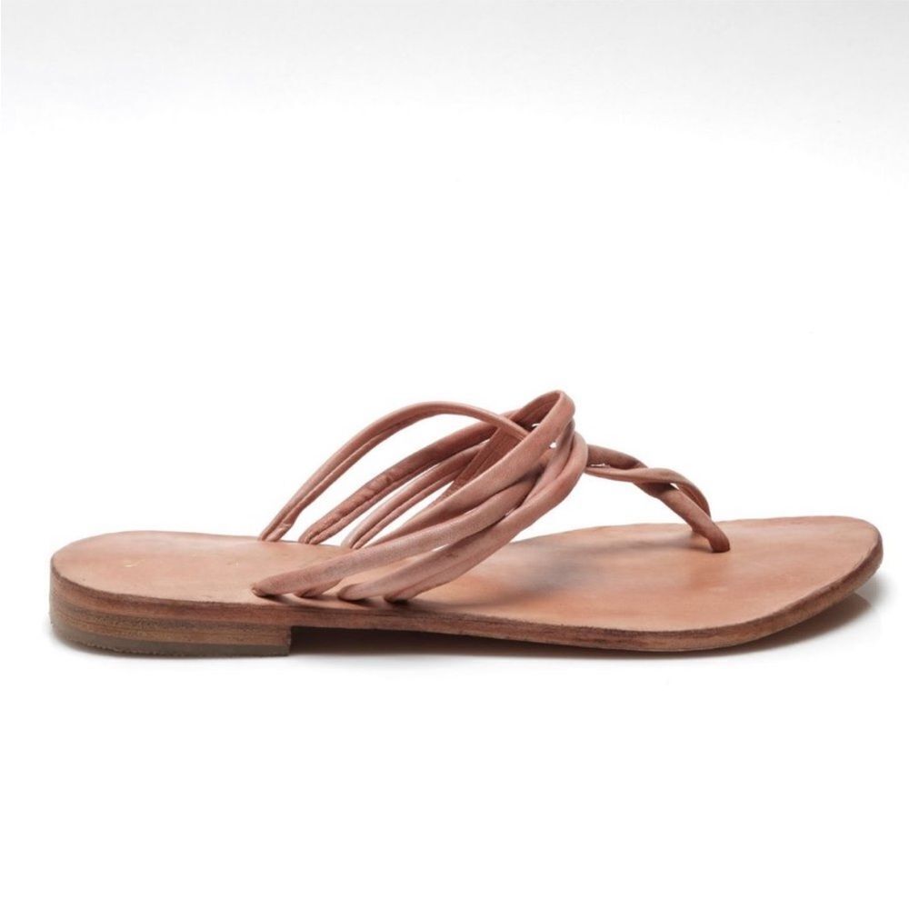 FREE PEOPLE Kayla Soft Strappy Sandals / Sweetheart Sunrise - Picture 4 of 14